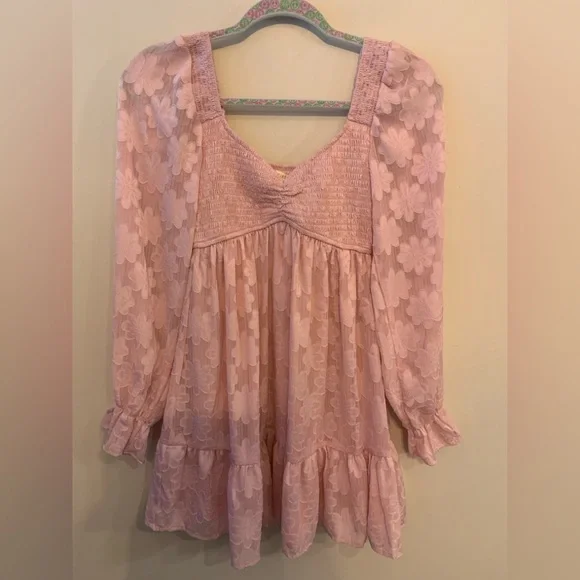 NWT THIRTY THIRTY Floral Pink Dress - Picture 1 of 7